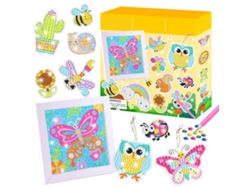 Kit de dibujo con diamantes de imitación, llavero, marco de fotos, seguro, práctico, bonito