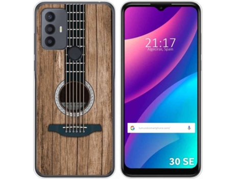 Carcasa para TCL 30 SE TUMUNDOSMARTPHONE Dibujos Madera 11 Multicolor