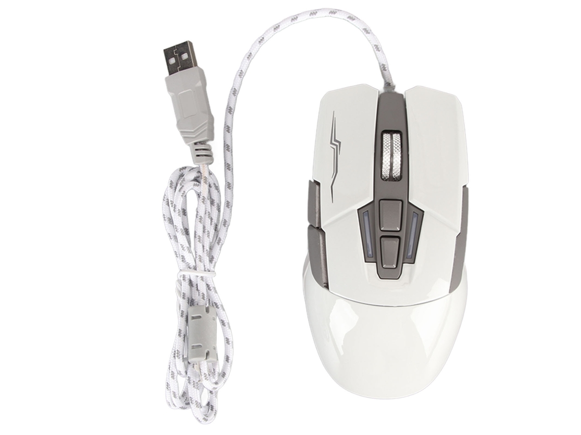 Baoj-2026novomouse Gamer Com Fio Carro Esportivo Branco 3200 Dpi
