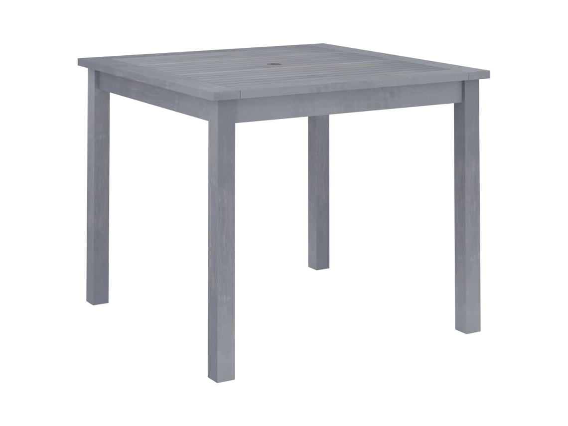 vidaXL Mesa de comedor de jardín madera maciza de acacia 88x88x74 cm