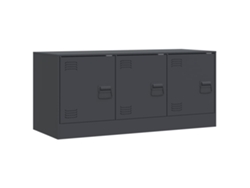 Maison Exclusive - Mueble Para Tv De Acero Gris Antracita 99x39x44 Cm