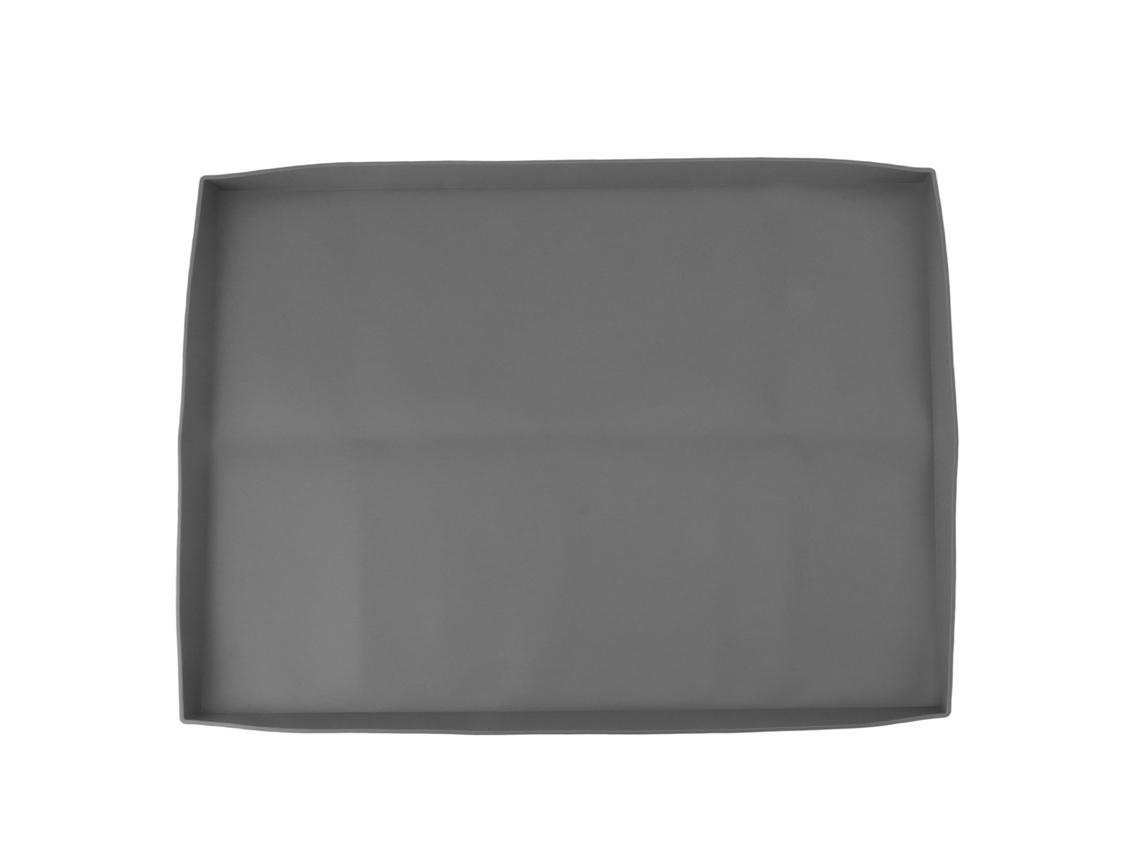 Alfombrilla De Silicona Duradera Para Parrilla Que Protege Contra Roedores, Suciedad Y Óxido, 56 Cm (22 Pulgadas), Color Gris.