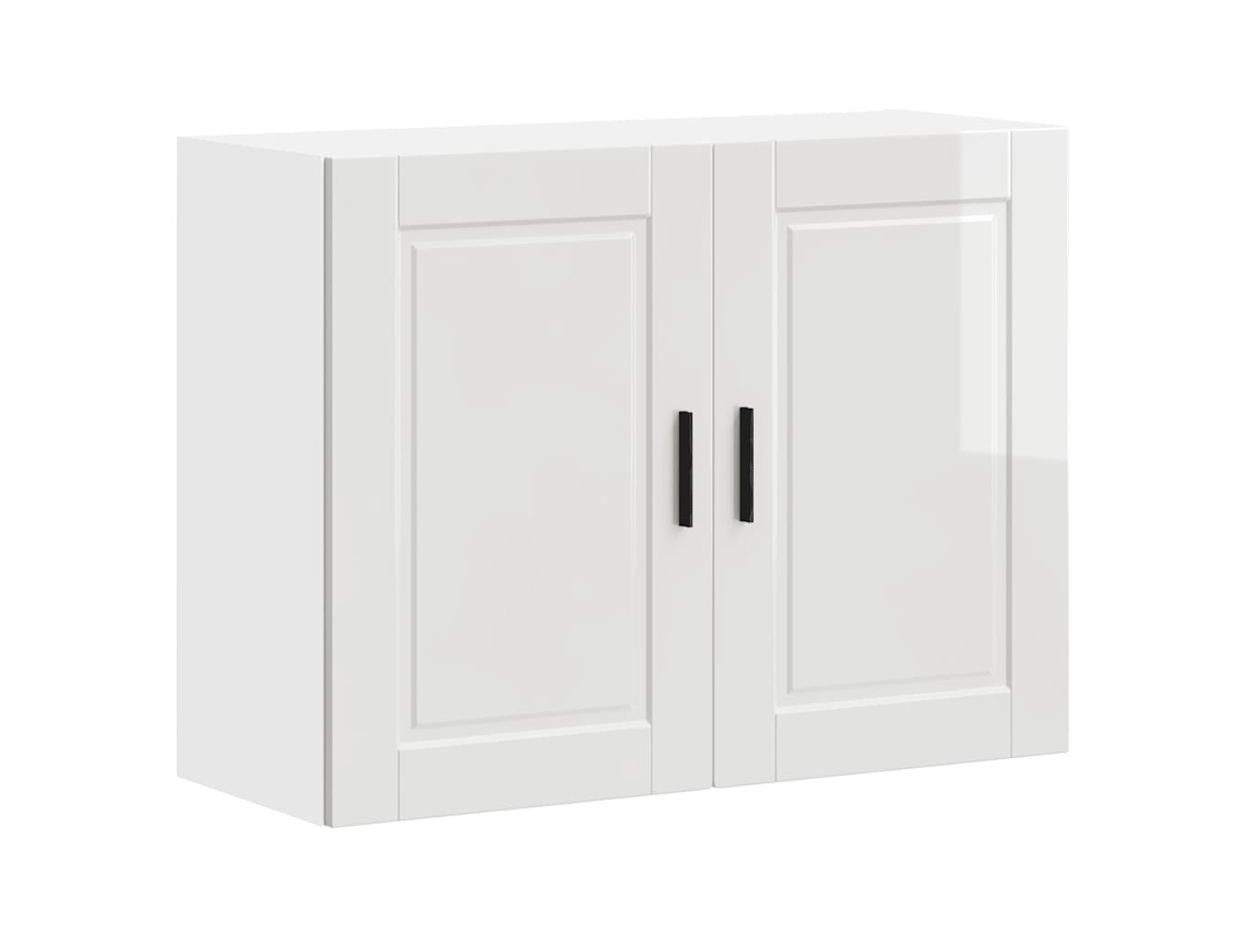 Maison Exclusive - Armario Pared Cocina Porto Madera Ingeniería Blanca Alto Brillo