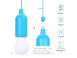 Rebe-bombilla Led Tomshine 4.5v 0.5w Con Interruptor De Cuerda 3xaaa 6 Pack Diseño Colgante Para Decoración Hogar Fiesta