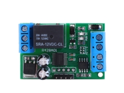 Módulo De Relé Rs485 Rtu Con Puerto Serie De 1 Canal Y 12 V, Control Plc Con 6 Modos Y Comandos At/modbus.