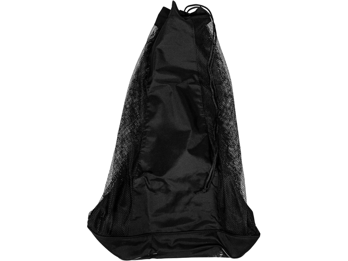 Bolsa Deportiva Mediana De Malla Negra Para Balones De Gran Capacidad.