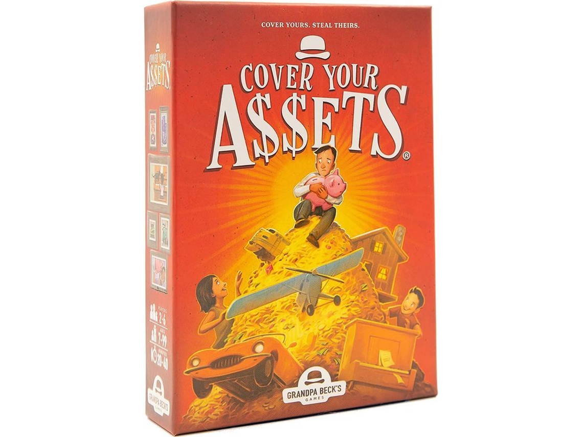 Juego De Cartas "cubierta Tus Activos" Del Abuelo Beck | Divertido Juego Familiar Para Coleccionar Sets