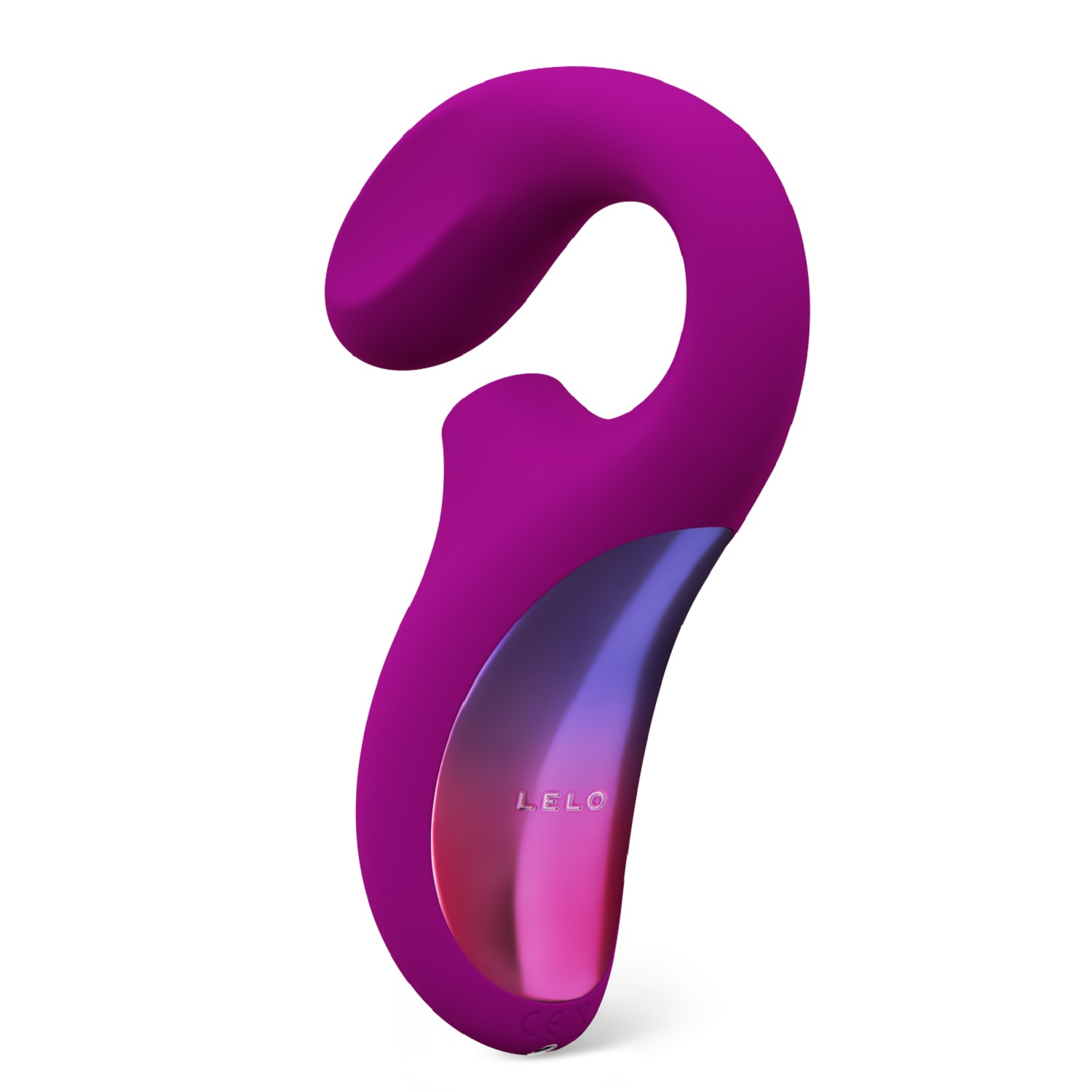 Vibrador LELO Enigma Masajeador Sónico de Doble Estimulación Rosa Profundo (Impermeable - Íntimo Con Estimulación Externa E Interna - 8 Patrones de Vibración)