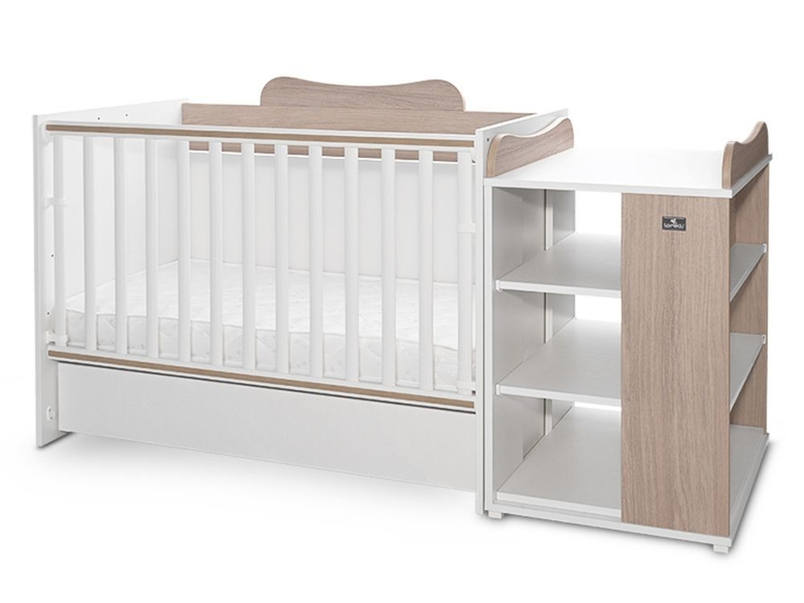 Cama Convertible 5 Configuraciones LORELLI White/Amber