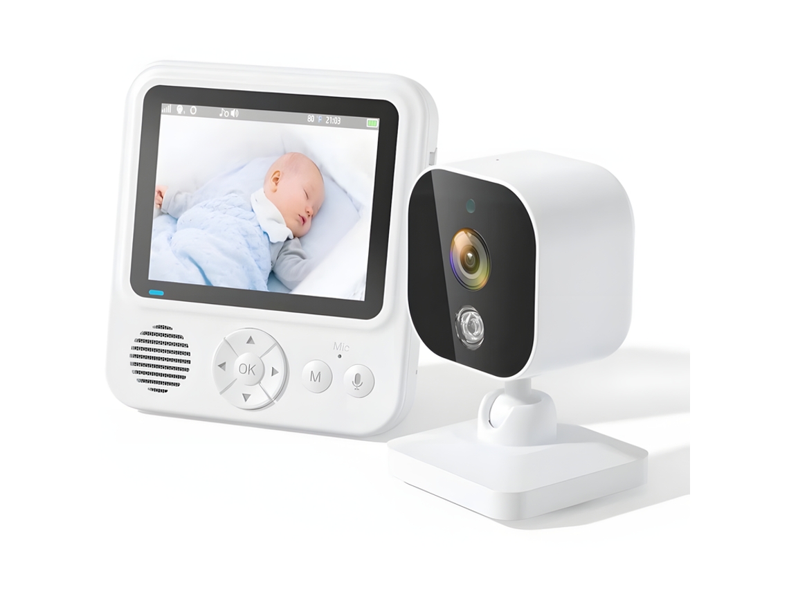 Amb900 Vigilabebés 720p Hd Pantalla De 2,8 Pulgadas Intercomunicador De Voz Bidireccional Con Visión Nocturna Por Infrarrojos Szsmart