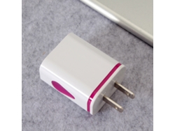 Cargador (cargador Inteligente De Teléfonos Móviles De Viaje Con Led De Gota De Agua Y Doble Usb)