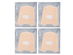 4pcs Mascarilla Facial De Protección Solar Uv Bloqueo Medio Gel Refrigerante Hidrogel Para Uso Al Aire Libre