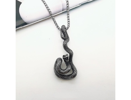 Colgantes de hip hop para hombres collares de acero inoxidable elementos demoníacos tendencia retro