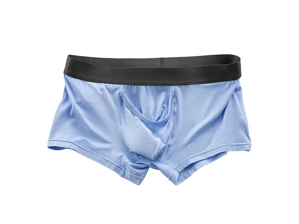 2026-calzoncillos Para Hombre De Cintura Media Con Elastico Diseño Convexo U Y Patchwork Color Sencillo