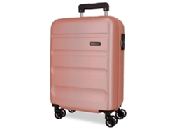 Maleta de Cabina ROLL ROAD Flex Rosa Claro (38x55x20cm - 35L)