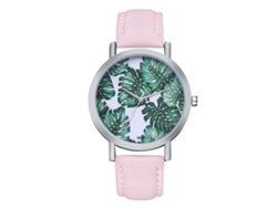 Reloj De Pulsera Casual De Cuarzo Zhoulianfa Para Mujer Y Hombre, A La Moda, Color Rosa.