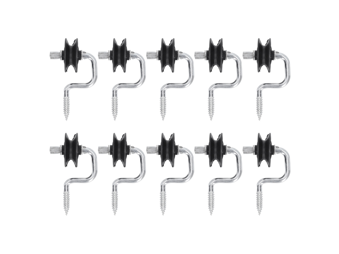 Accesorios para cercas eléctricas autoanclables, 10 unidades