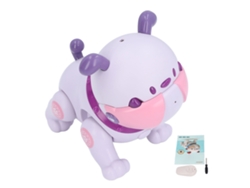 Perro Robot Control Remoto Sensible Al Toque Interactivo Inteligente Juguete Mascota Electrónica Morado Para Niños