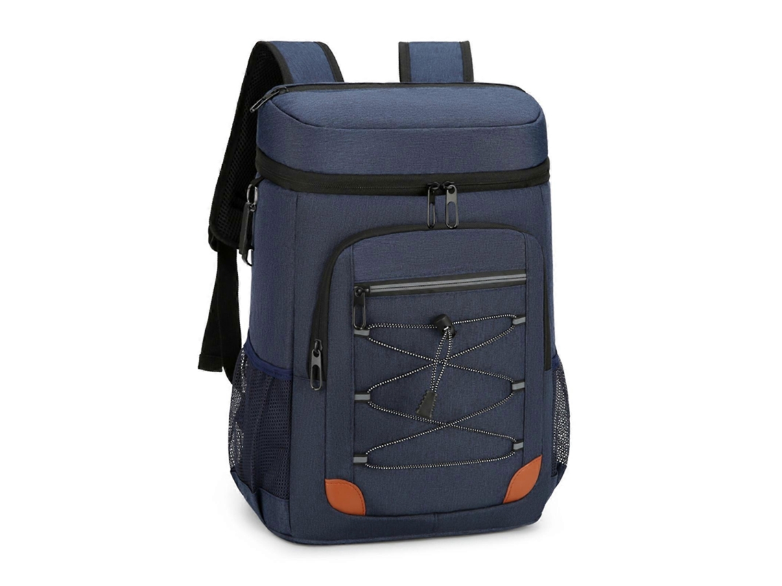 Mochila térmica multifuncional a prueba de fugas, bolsa refrigeradora aislada para viajes, almuerzo, senderismo y pesca (azul)