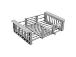 Escurridor Telescópico Para Fregadero Rea P14487a Grey