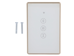 Yncm2026-interruptor Inteligente Wifi Tuya Para Cortinas Con Dimmer Estándar Marco Metálico Control Remoto 95‑