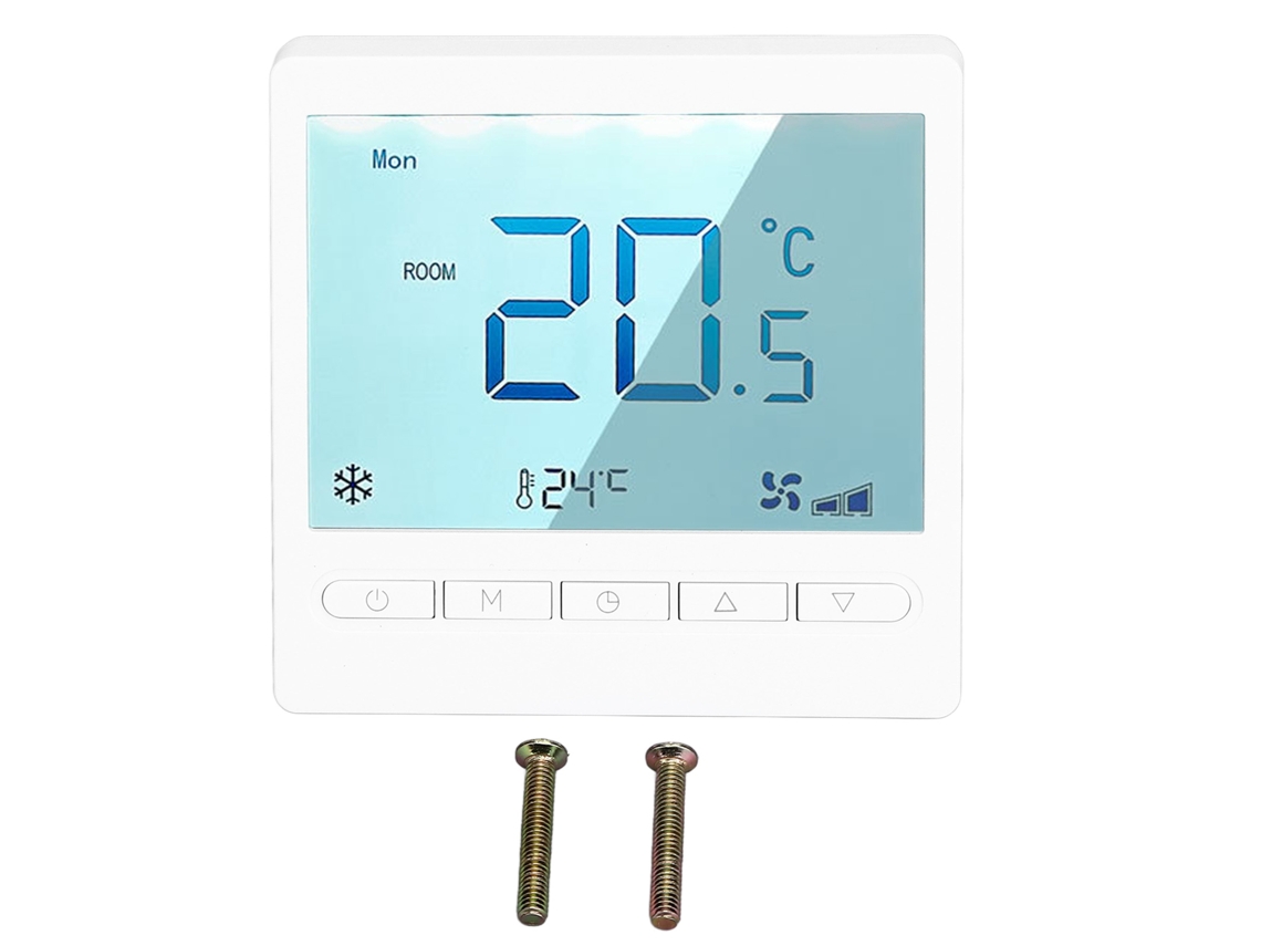 Termostato Programable De Alta Precisión Con Gran Pantalla Lcd Para Sala De Estar/dormitorio Ac230v