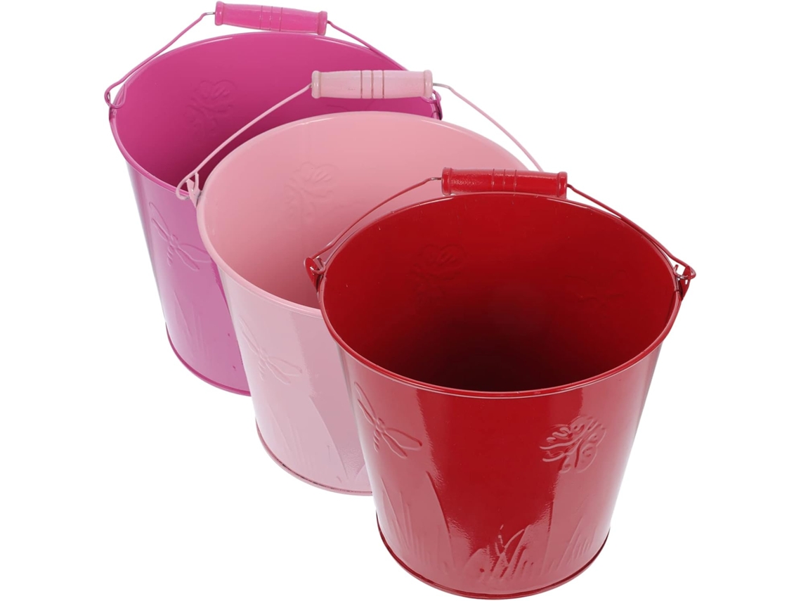 Cubo Pequeño Multifuncional De Hojalata Imikeya 13 Cm 3 M Metal Decorativo Los