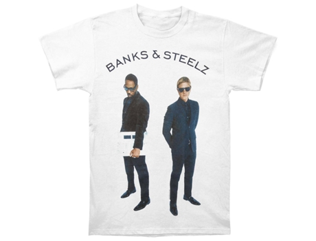 Camiseta ROCKINSTONE con foto de la placa de sonido de Banks & Steelz (XXL)