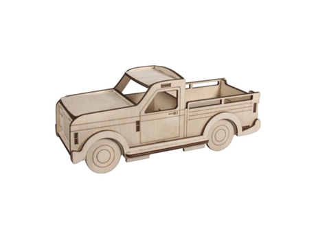 Kit de madera 3D Camioneta 21 x 8 x 8 cm RAYHER