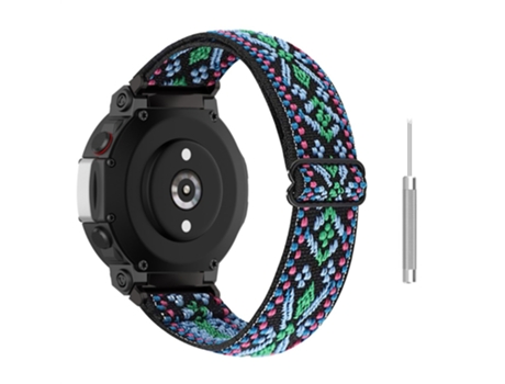 Correa de nailon trenzado transpirable estilo étnico ajustable para Huami Amazfit T-Rex 2 - pista