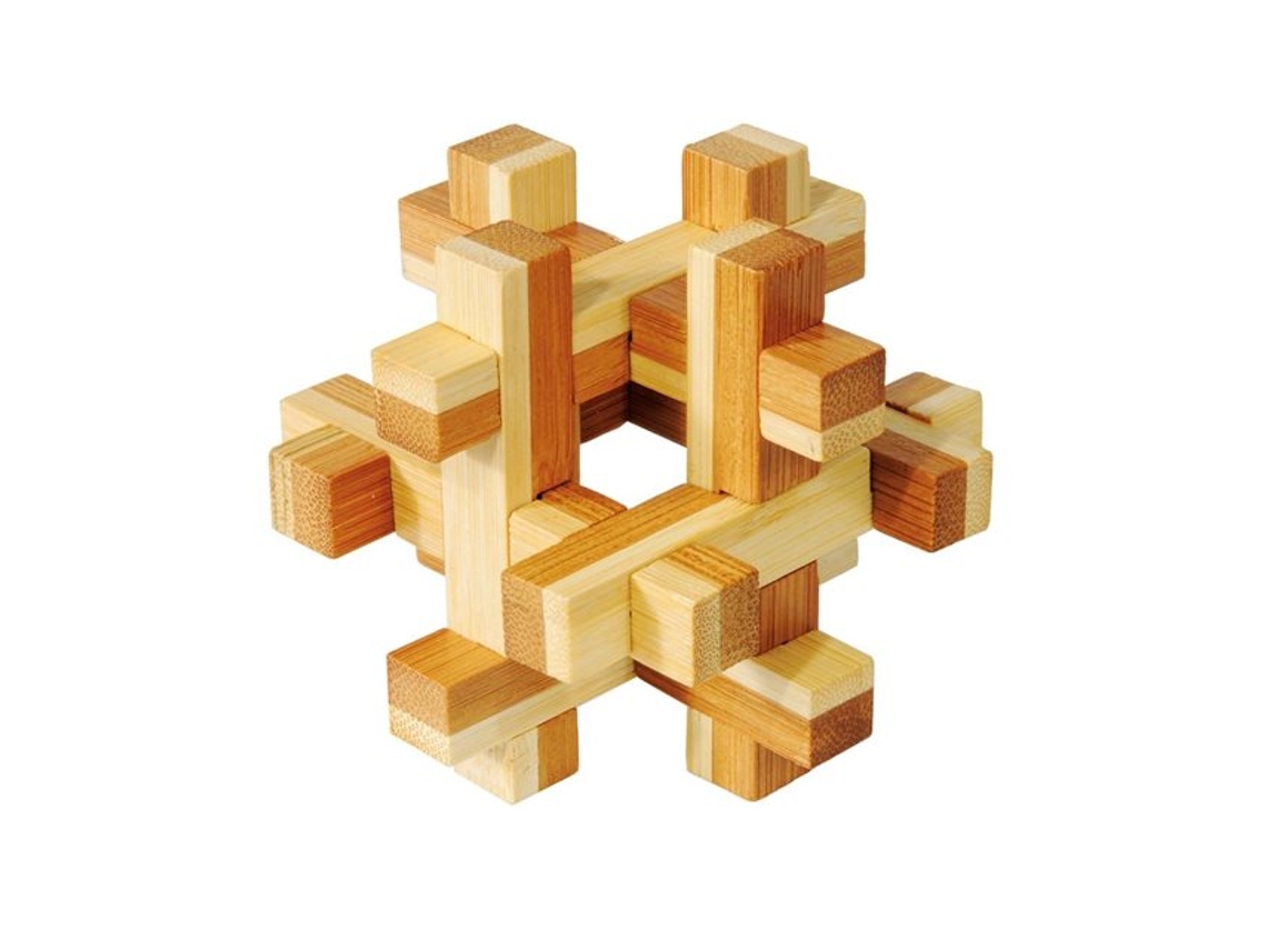 Puzzle FRIDOLIN (Madera - Marrón - 9 x 9 x 9 cm)