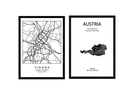 Pack de Poster NACNIC Paises y Monumentos (A3)