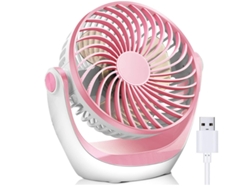Ventilador Portátil YIZHOOD Fans457 Rosa