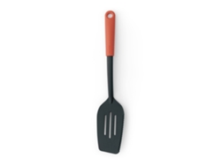 Espátula/hoja para cortar de plástico con mango de terracota 34,8 cm Tasty