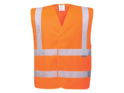 Chaleco ecológico de alta visibilidad Portwest, paquete de 10, amarillo, talla S/M