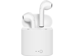 Auriculares Bluetooth True Wireless OEM I7s (In Ear - Micrófono - Blanco)