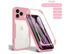 Protector de pantalla con funda antigolpes incluida para iPhone 17 Pro DIGITALLAB (Rosa)