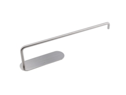 KOFIHETY Porta Toallas de Papel Bajo Armario para Cocina, Soporte Adhesivo para Rollos de Toallas, en Acero Inoxidable con Fijación Adhesiva o Tornillos