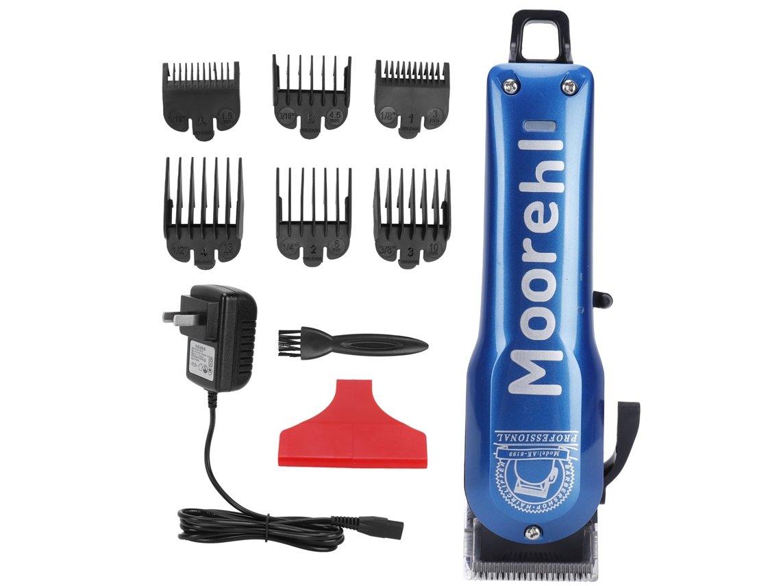 Máquina De Cortar Pelo Profesional Para Hombres Recargable, Tijeras Eléctricas De Pelo, Kit De Afeitado, 110‑240v