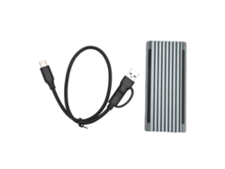 Invólucro Ssd M.2 Nvme Pcie Ngff Com Luz Rgb 10gbps Usb3.1 Gen2 Type C Para Ssd 2242 2260 2280