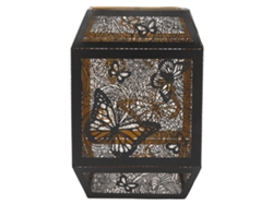 Rebe-abajur De Hierro Forjado Estilo Moderno Decorativo Con Tallado Hueco Para Lámpara De Mesa E27 E26