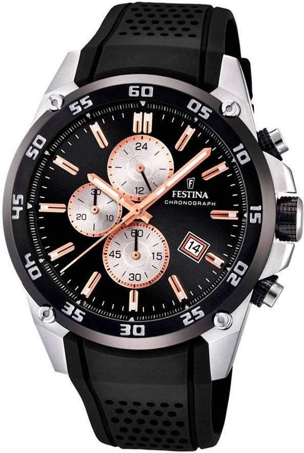 Reloj FESTINA Hombre (Goma - Negro)