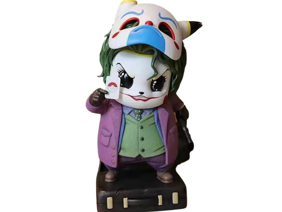 Figura de Pikachu Joker Cosplay | Coleccionable | 12 cm | Sin caja