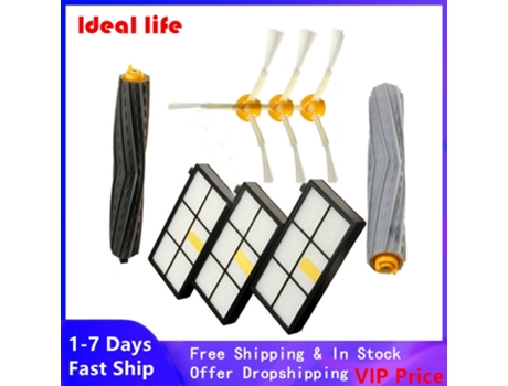 Cepillos extractores de residuos de filtro para aspiradora Irobot Roomba 800 y 900 Series 800 805 850 860 861 866 870 871 885 966 980