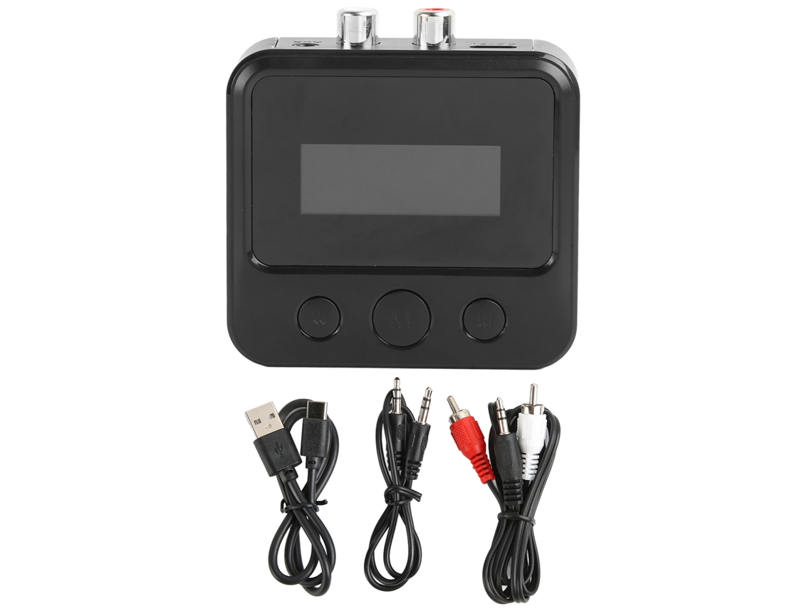 Transmisor/receptor Bluetooth 5.1 2 En 1 Con Adaptador Aux De Baja Latencia Para Tv, Coche, Pc Y Cine En Casa.