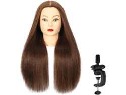 Cabeza de muñeca con cabello humano real SFUSHOS