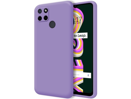Carcasa Realme C21Y / C25Y TUMUNDOSMARTPHONE Silicona Líquida Morado