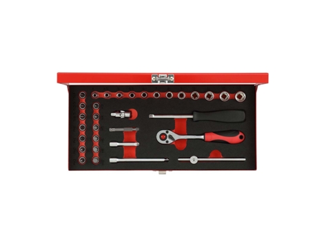 Juego De Llaves De Vaso 1/4, 4 GEDORE RED R49004033 13 Mm, 33 Piezas (3300000)
