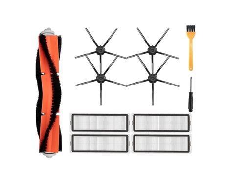 Para xiaomi mijia 1 roborock s5 max s50 filtro mop rolo escova lateral