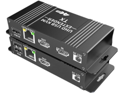 Cable De Extensión Kvm Compatible Con 4k 60hz Sobre Ip Rj45 Cat6 Usb Ethernet Extensor 60m 196ft Para El